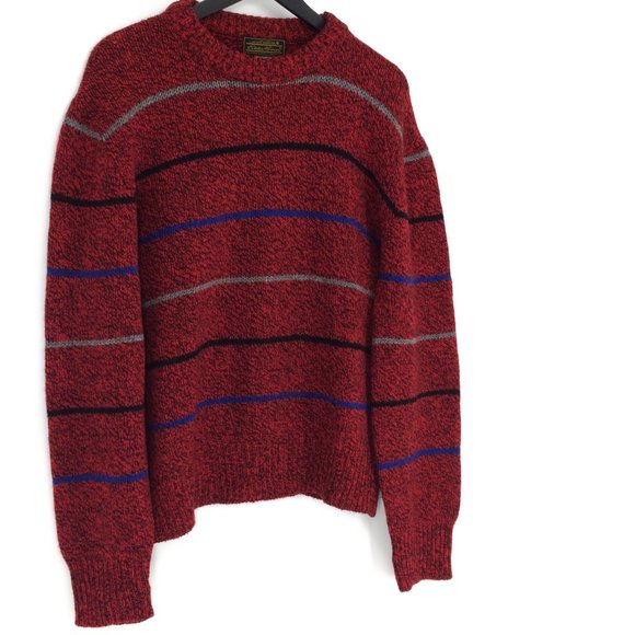 Vintage EDDIE BAUER Wool Blend Grandpa Sweater - Picture 2 of 7